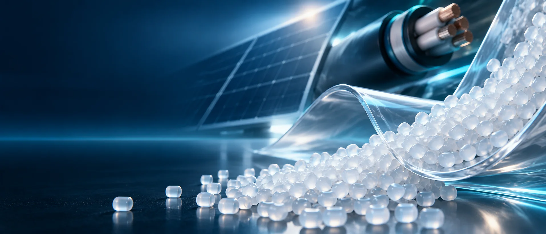 Translucent EVA resin pellets and film